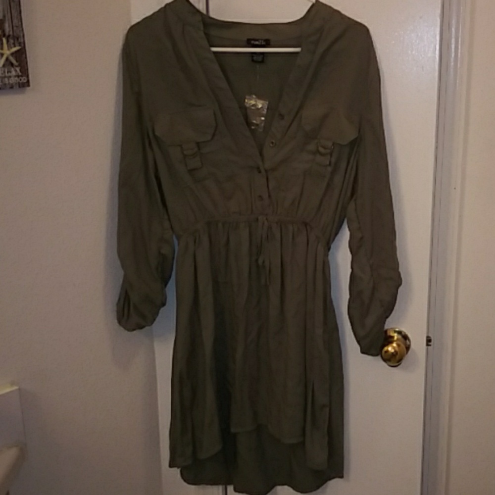 Army Green Dress